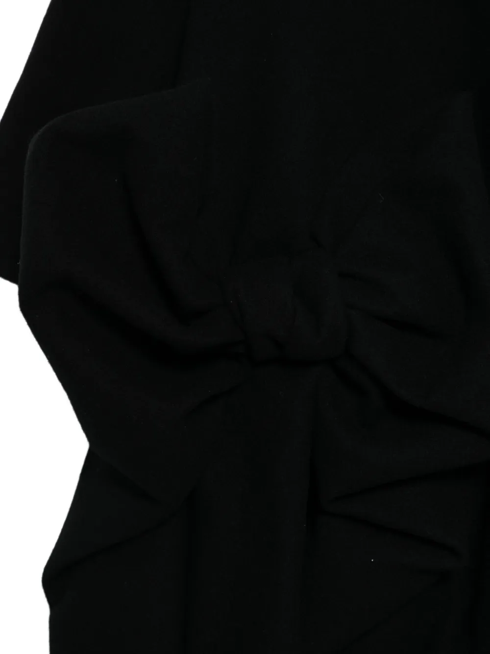 Comme Des Garçons Single-breasted Oversized Coat In Black