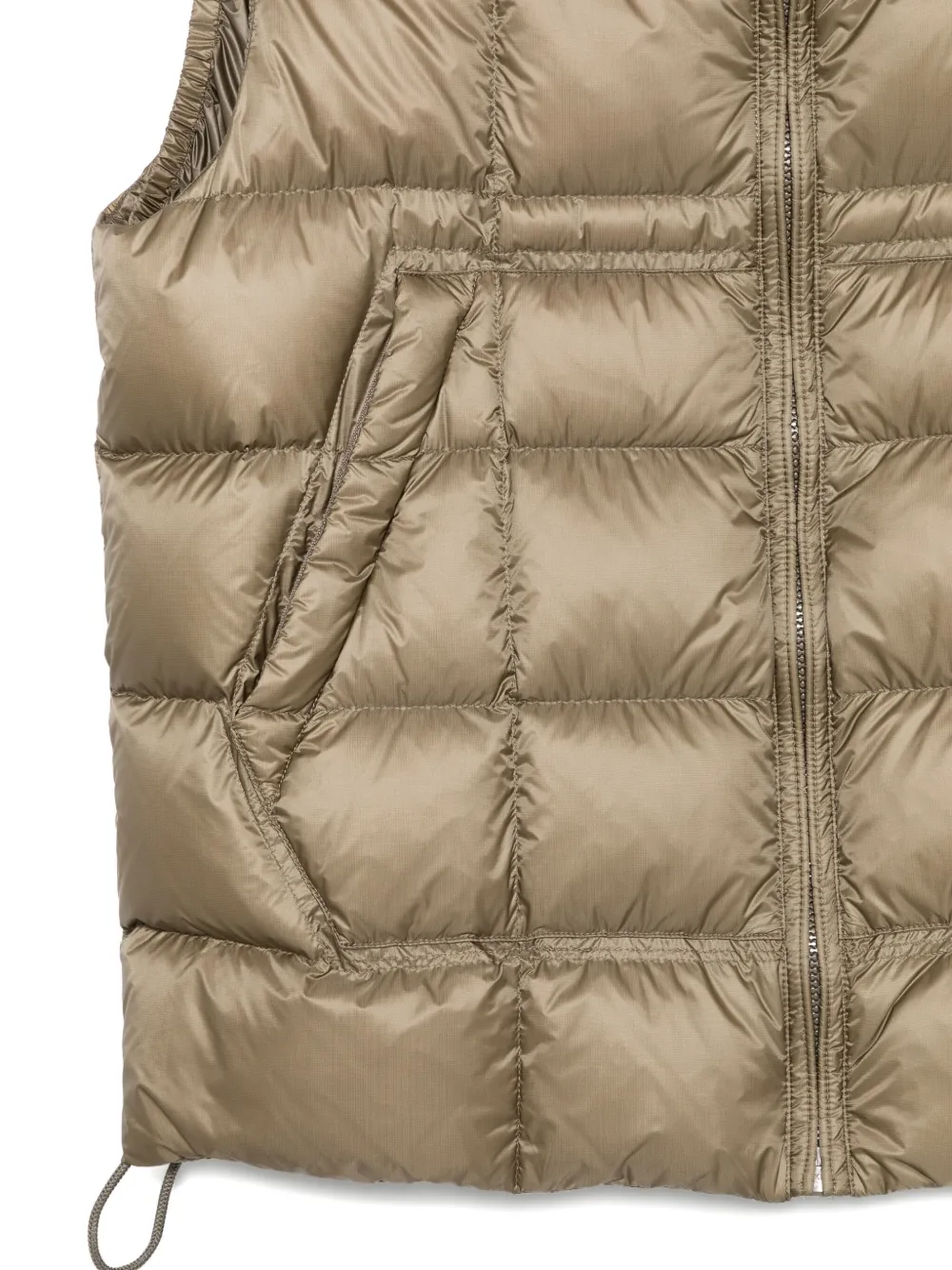 Ten C Bodywarmer met capuchon Beige