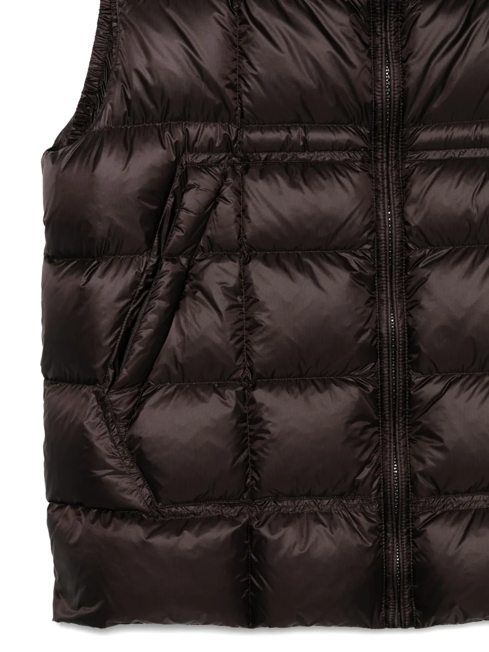 Ten C Bodywarmer met capuchon Bruin