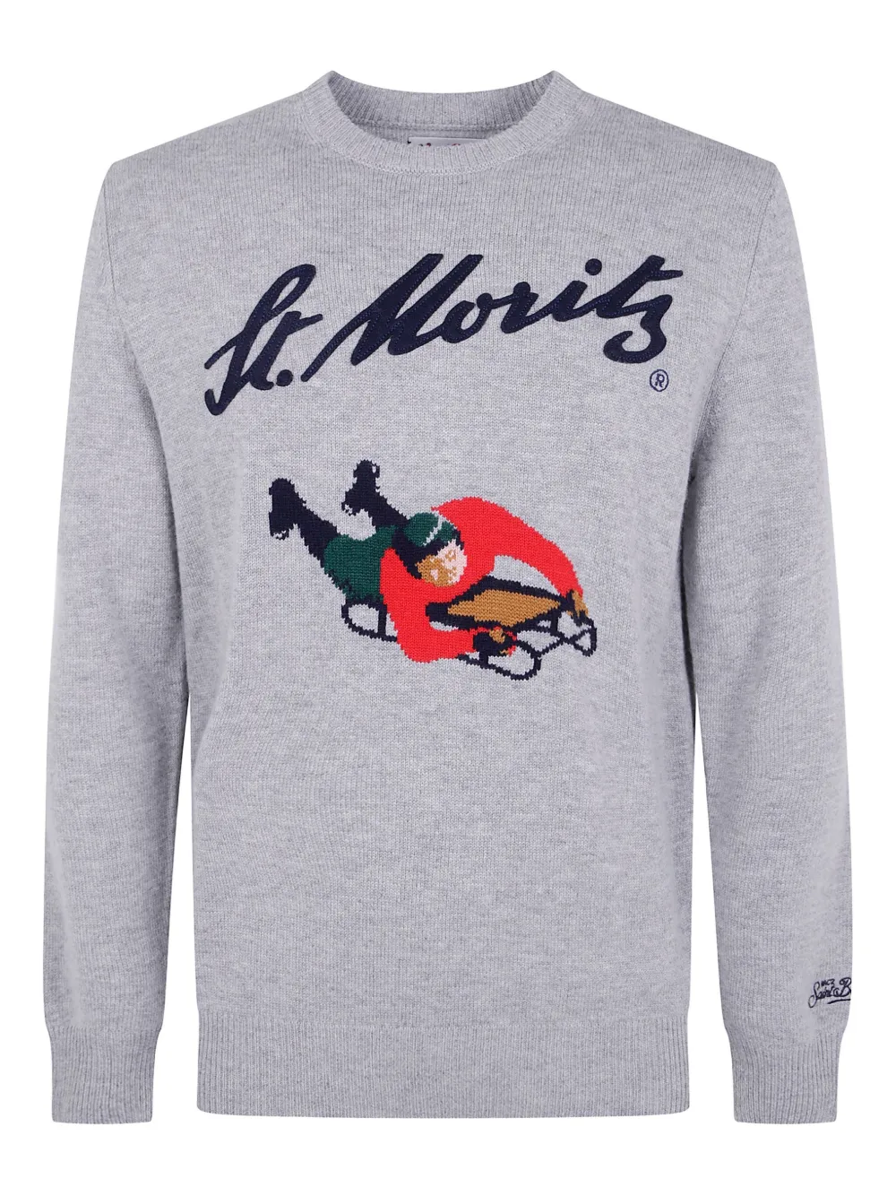 Mc2 Saint Barth St. Moritz Sweater In Gray