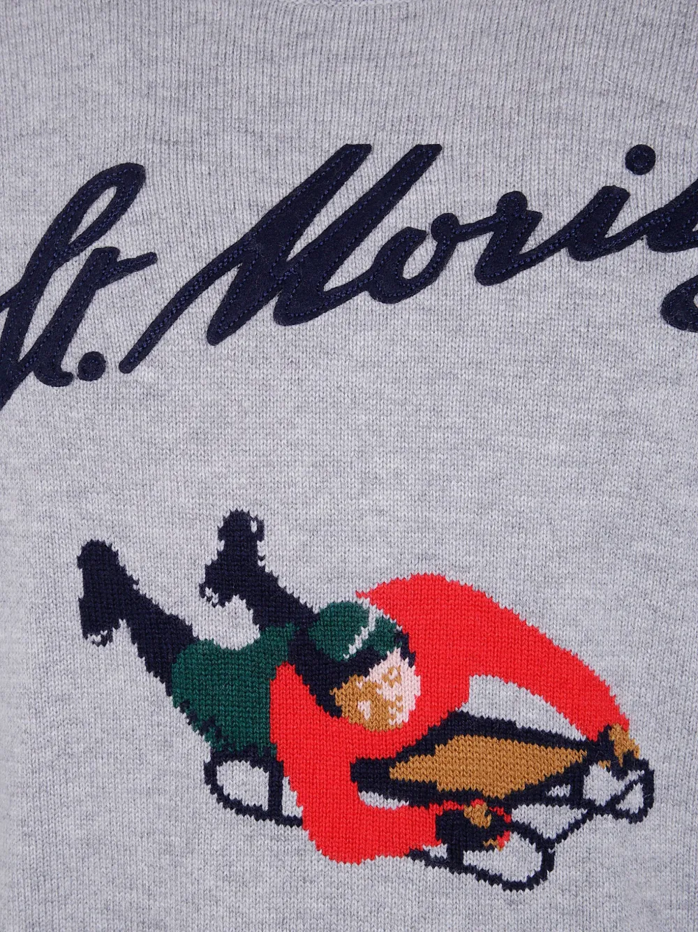 Mc2 Saint Barth St. Moritz Sweater In Gray