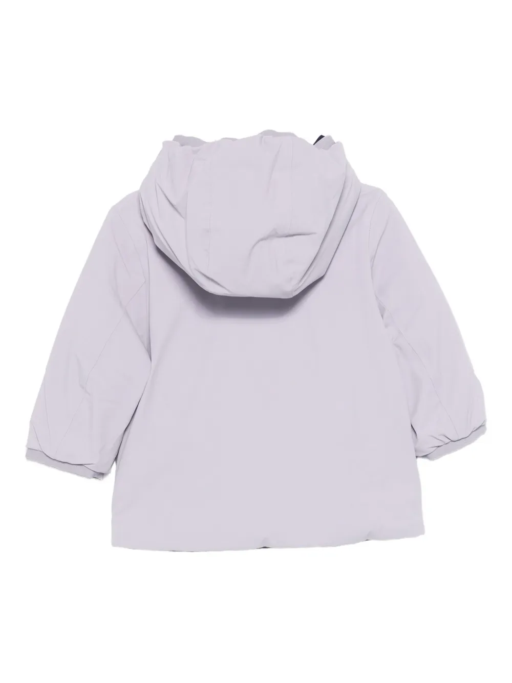 K-way Hooded Padded Jacket In Purple