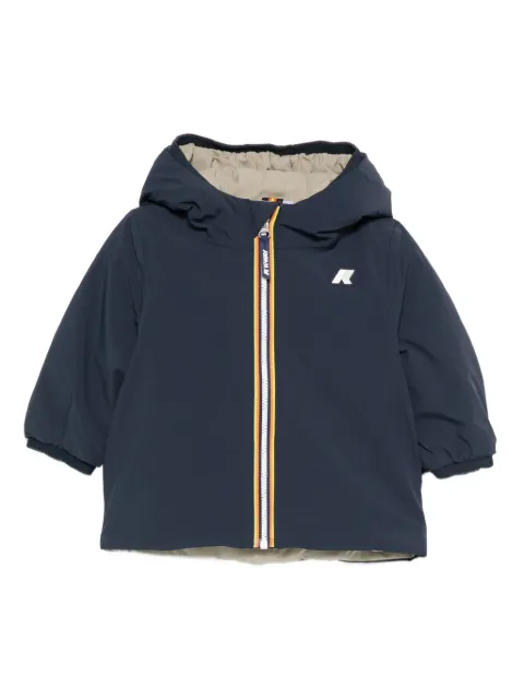 K Way Kids zip-up hooded jacket