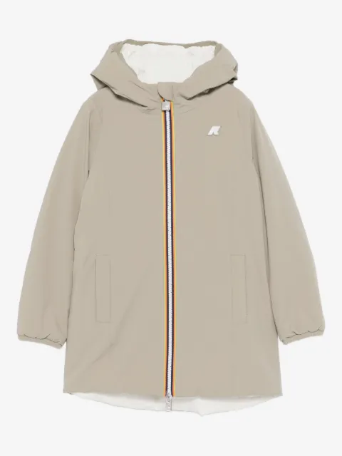K Way Kids hooded zip-up jacket