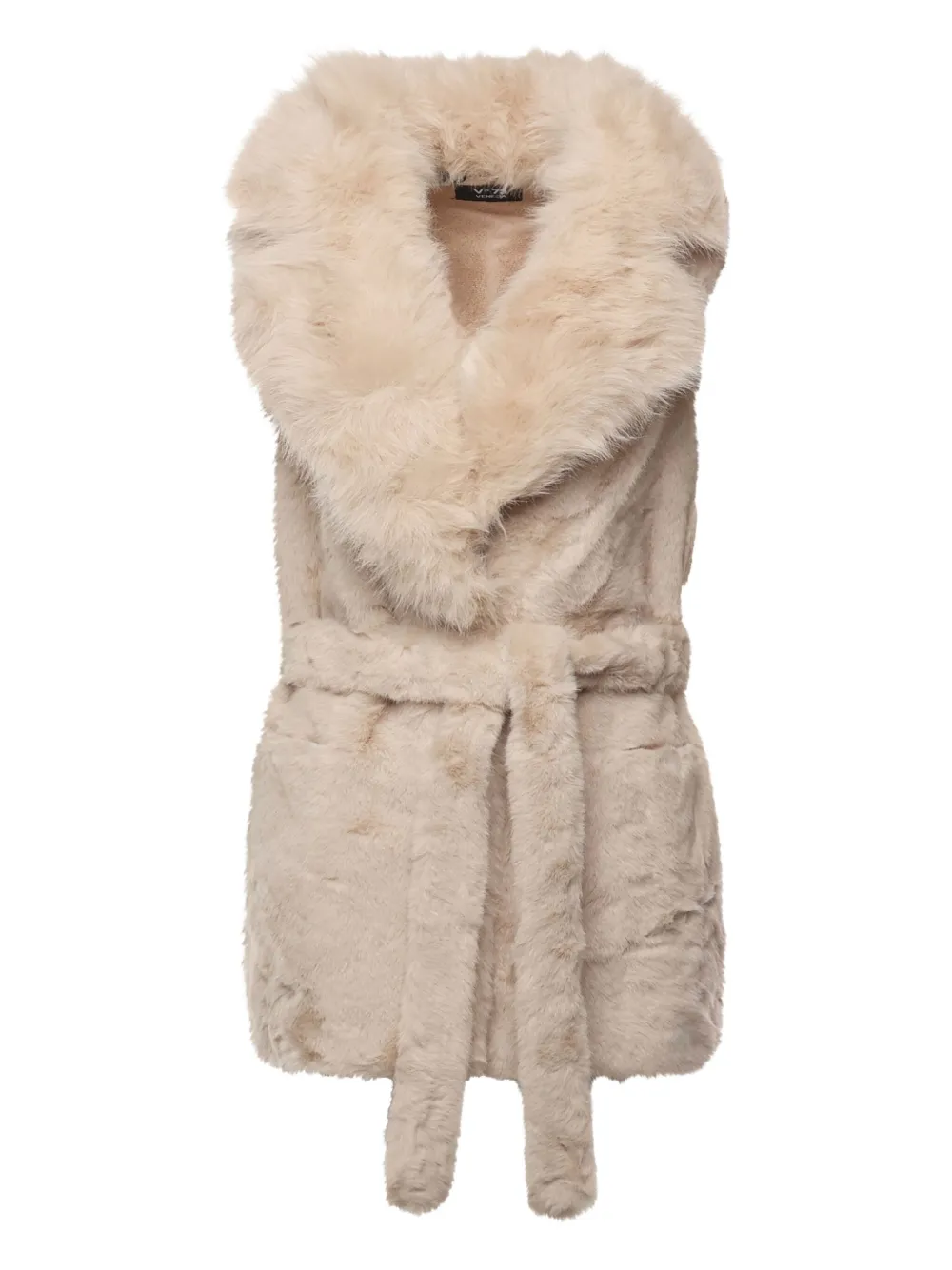 V°73 abrigo sin mangas con moño | neutro | Image 1