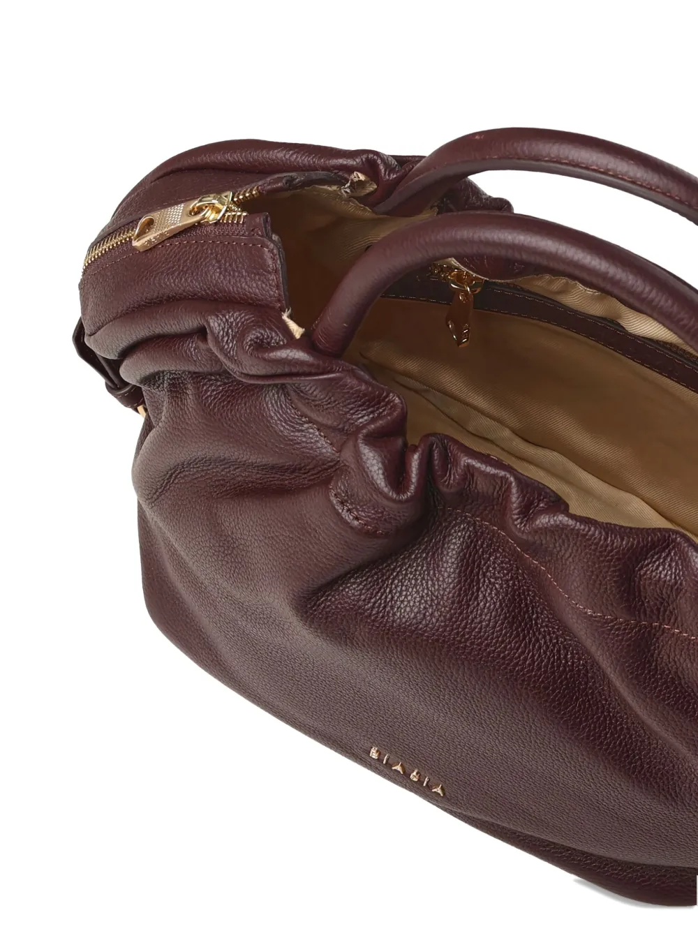 Biasia Gathered-detail Tote Bag In Red