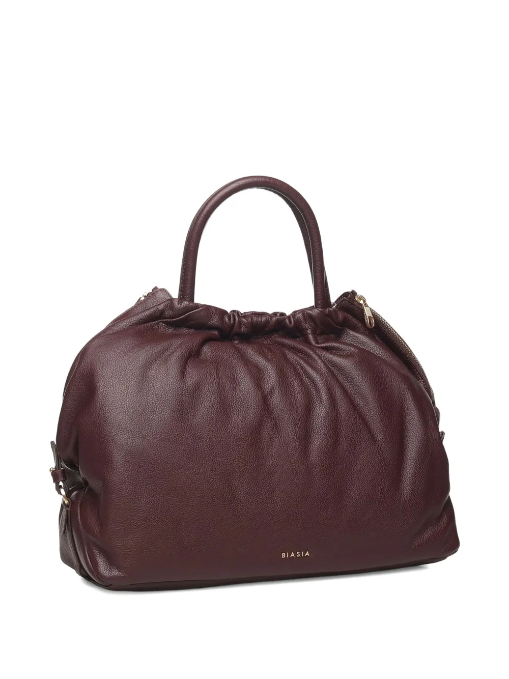 Biasia Gathered-detail Tote Bag In Red