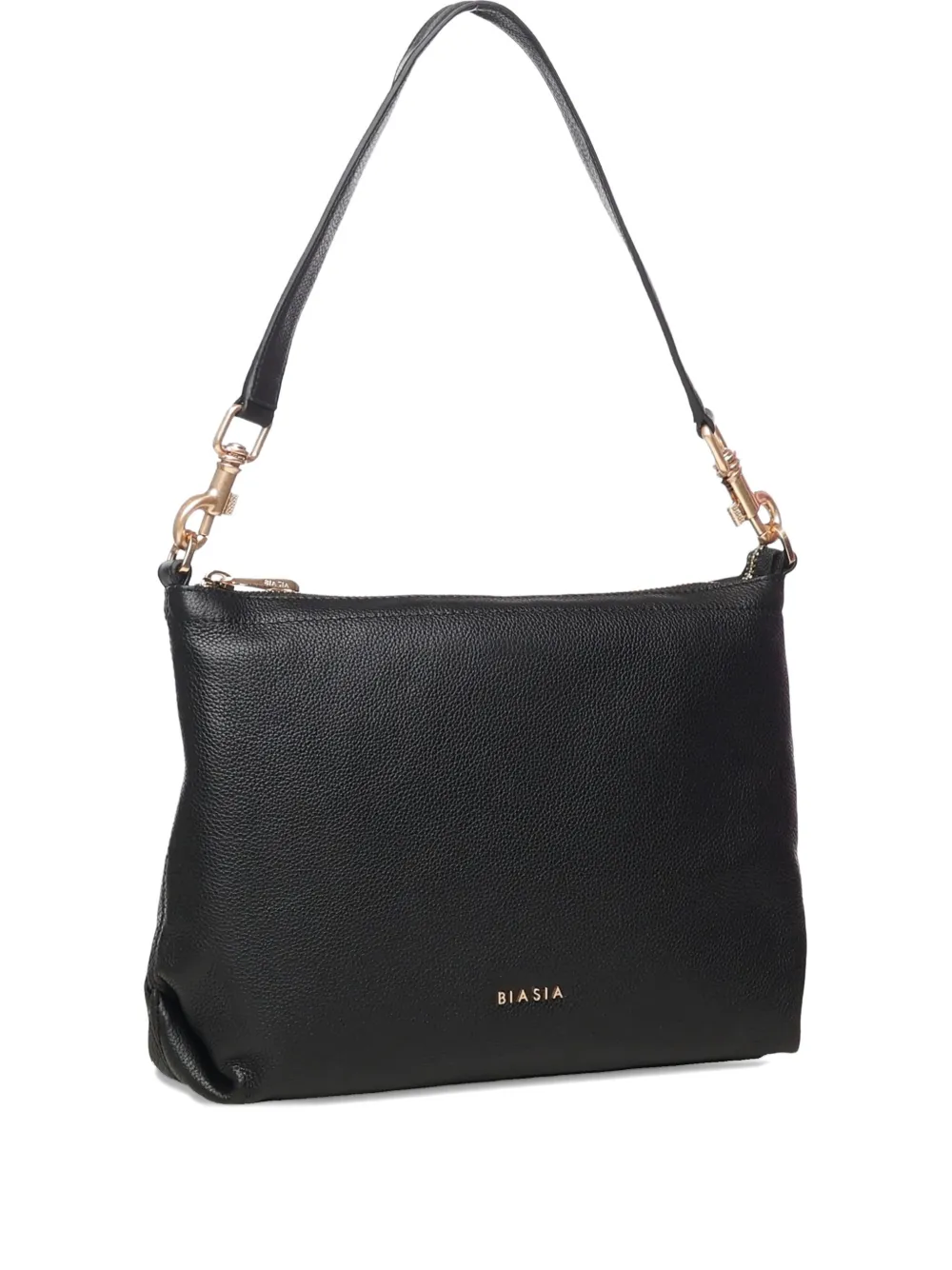 Biasia Zip-fastening Shoulder Bag In Black