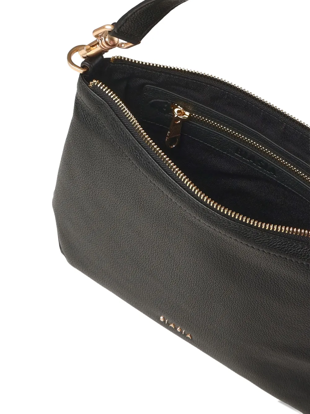 Biasia Zip-fastening Shoulder Bag In Black