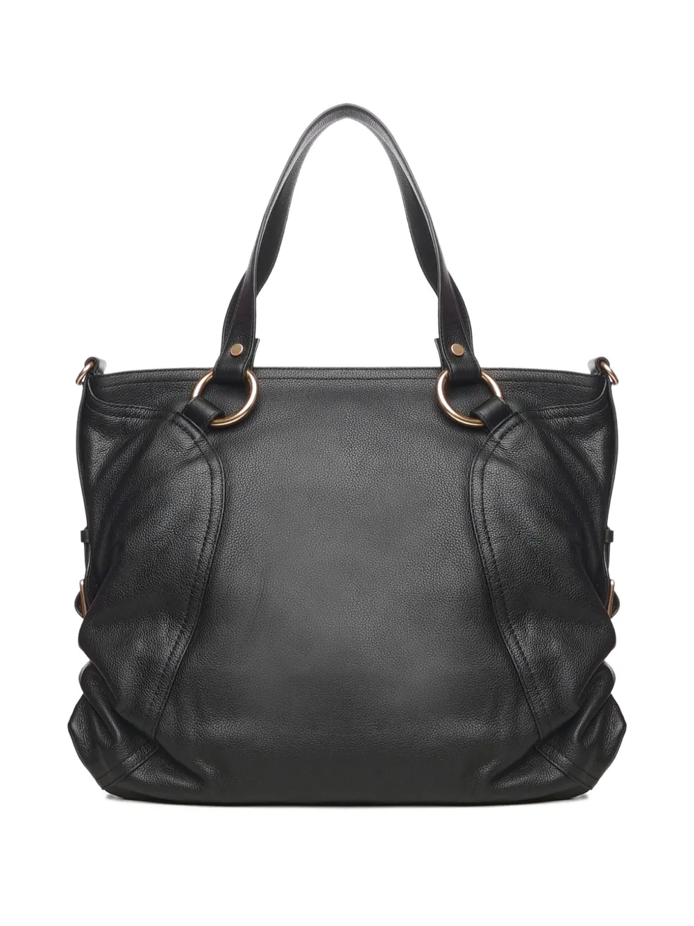 BIASIA logo-paquel top-handle shoulder bag - Zwart