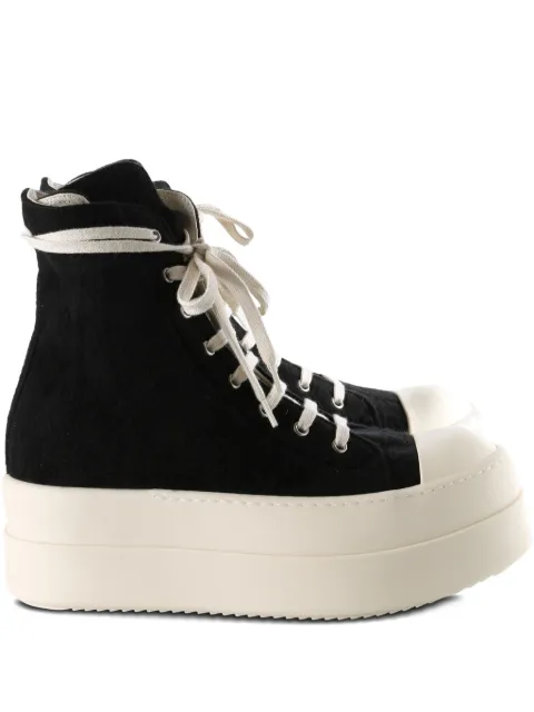 Rick Owens DRKSHDW tenis con puntera redonda