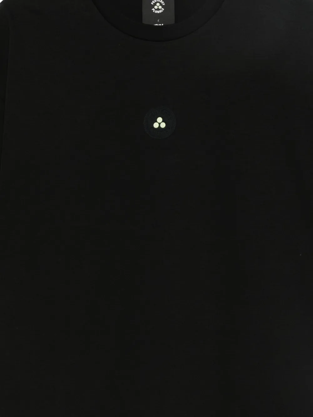 Peuterey Cropped T-shirt In Black