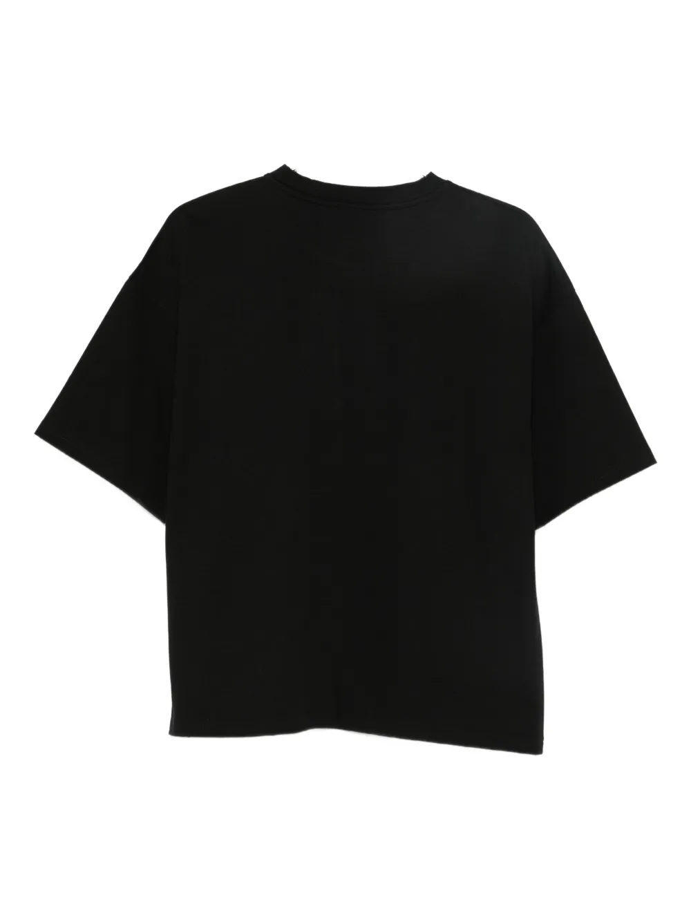 Peuterey cropped T-shirt - Zwart