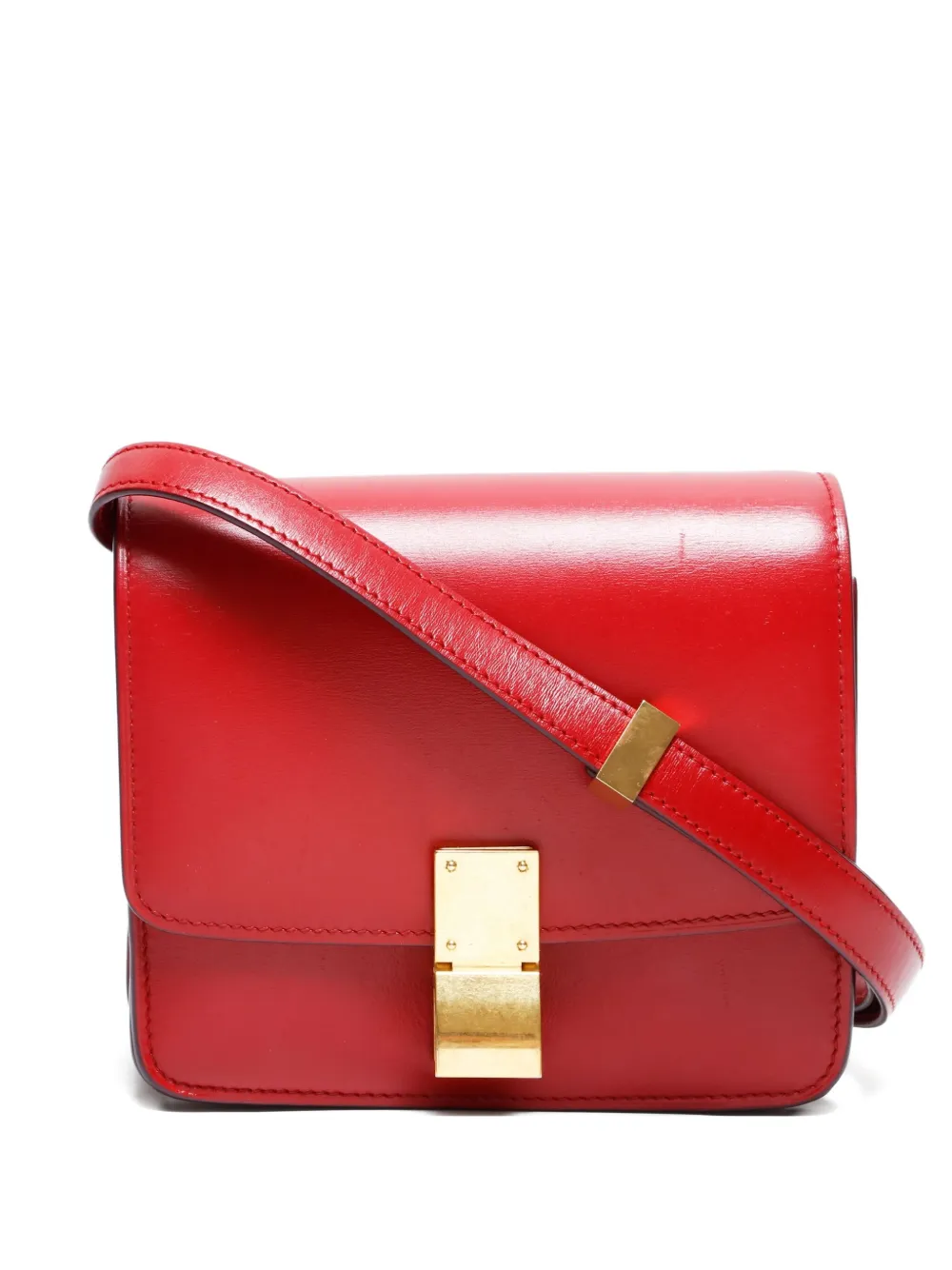 Celine Pre-Owned 2000-2020s クラシック ボックス ショルダーバッグ - レッド Celine Pre-Owned 2000-2020s クラシック ボックス ショルダーバッグ - レッド