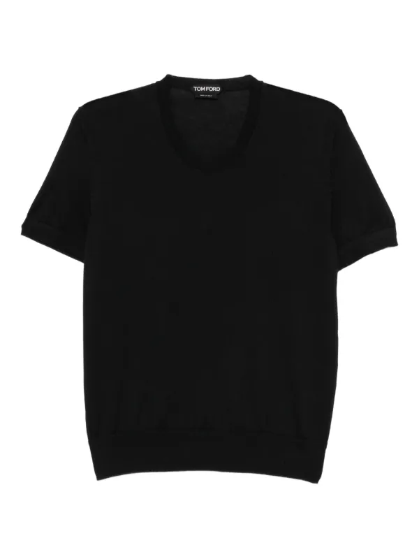 TOM FORD Vネック ニットトップ | ブラック | FARFETCH JP
