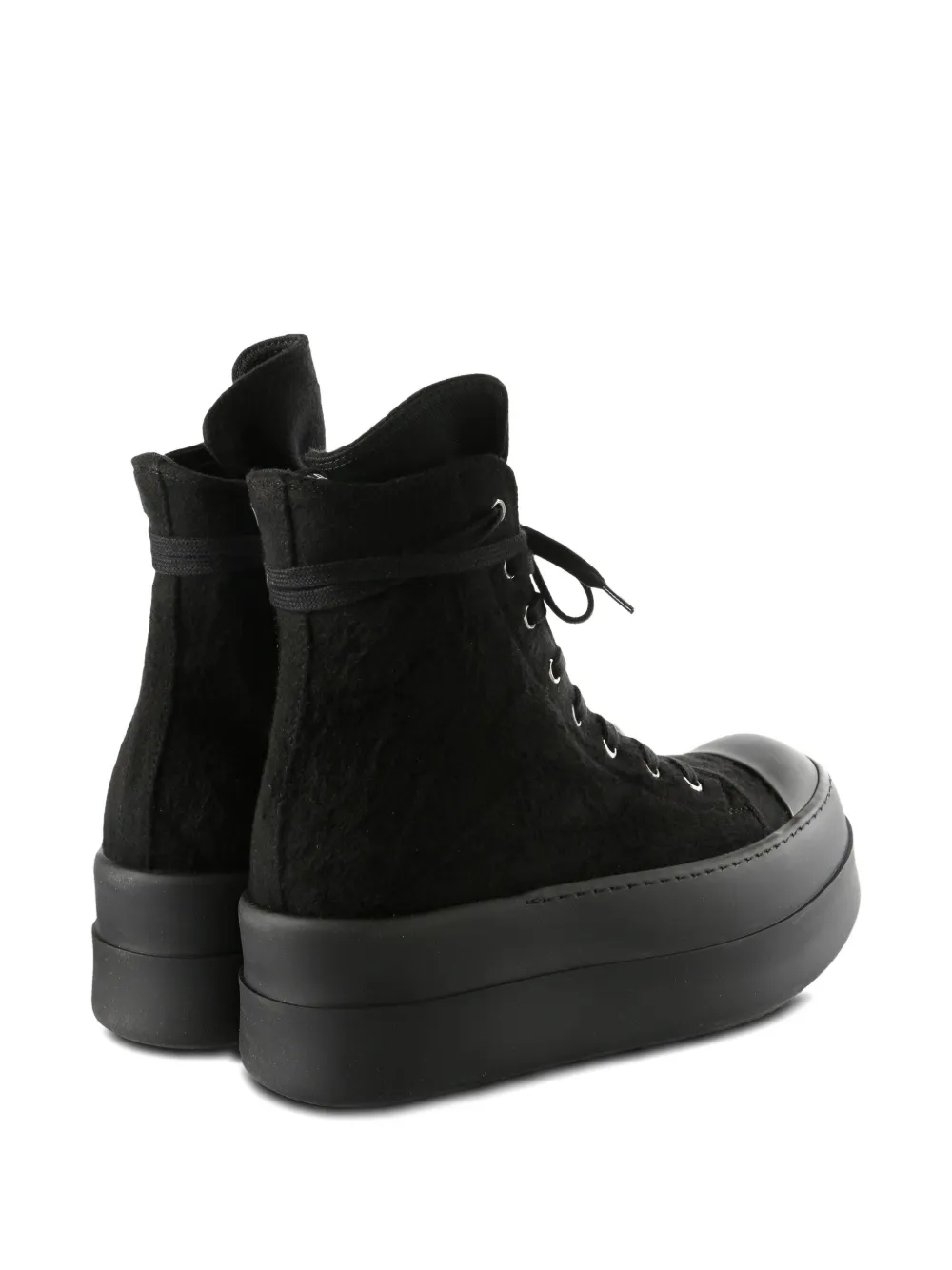 Rick Owens DRKSHDW Sneakers met ronde neus Zwart