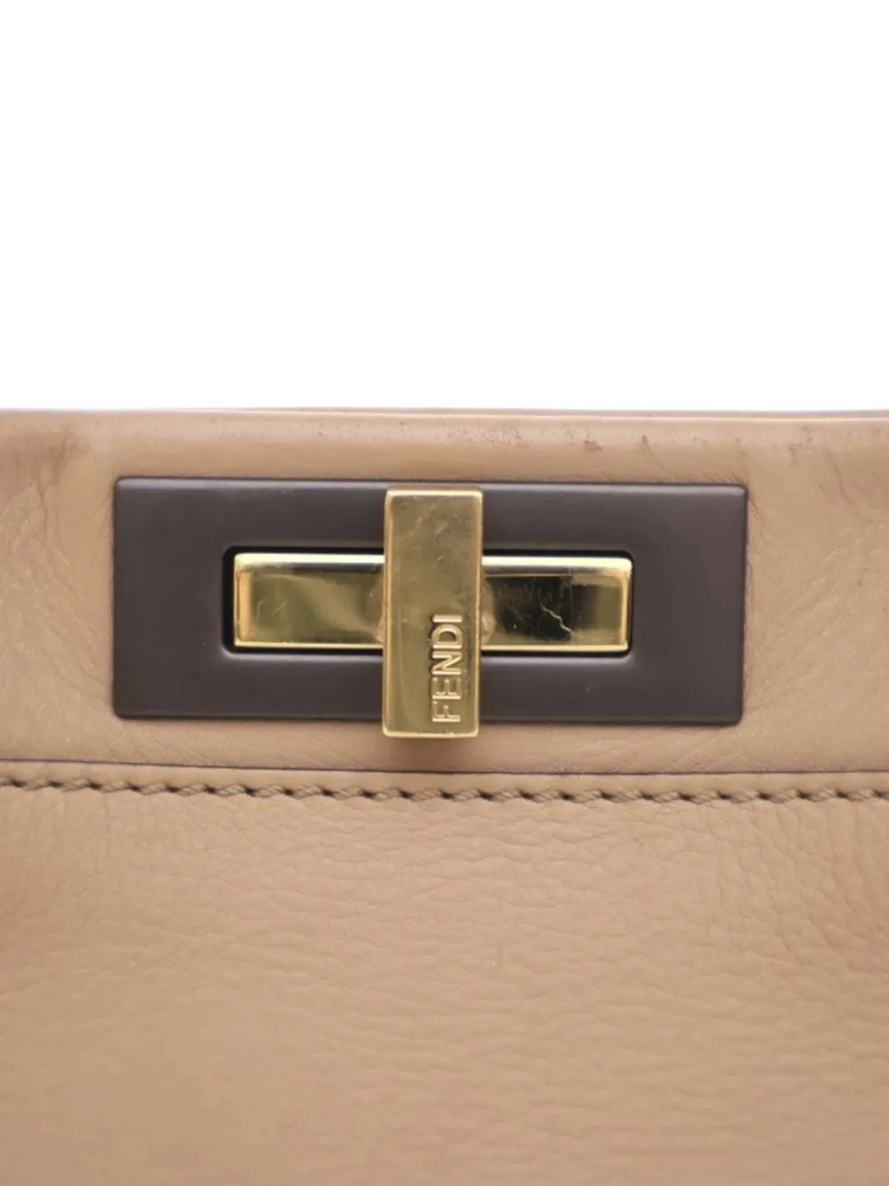 Fendi Pre-Owned 2010-2025 Medium Leather Peekaboo Iconic satchel | Pre-Owned | Image 2