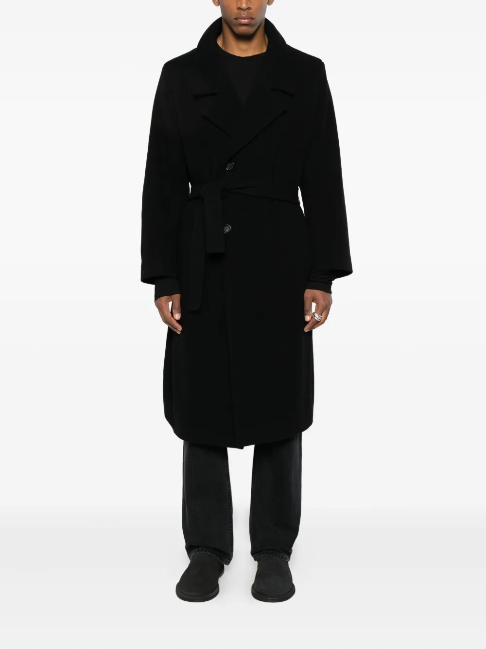 Nomen Nescio belted coat | Single Breasted Coats | Image 2