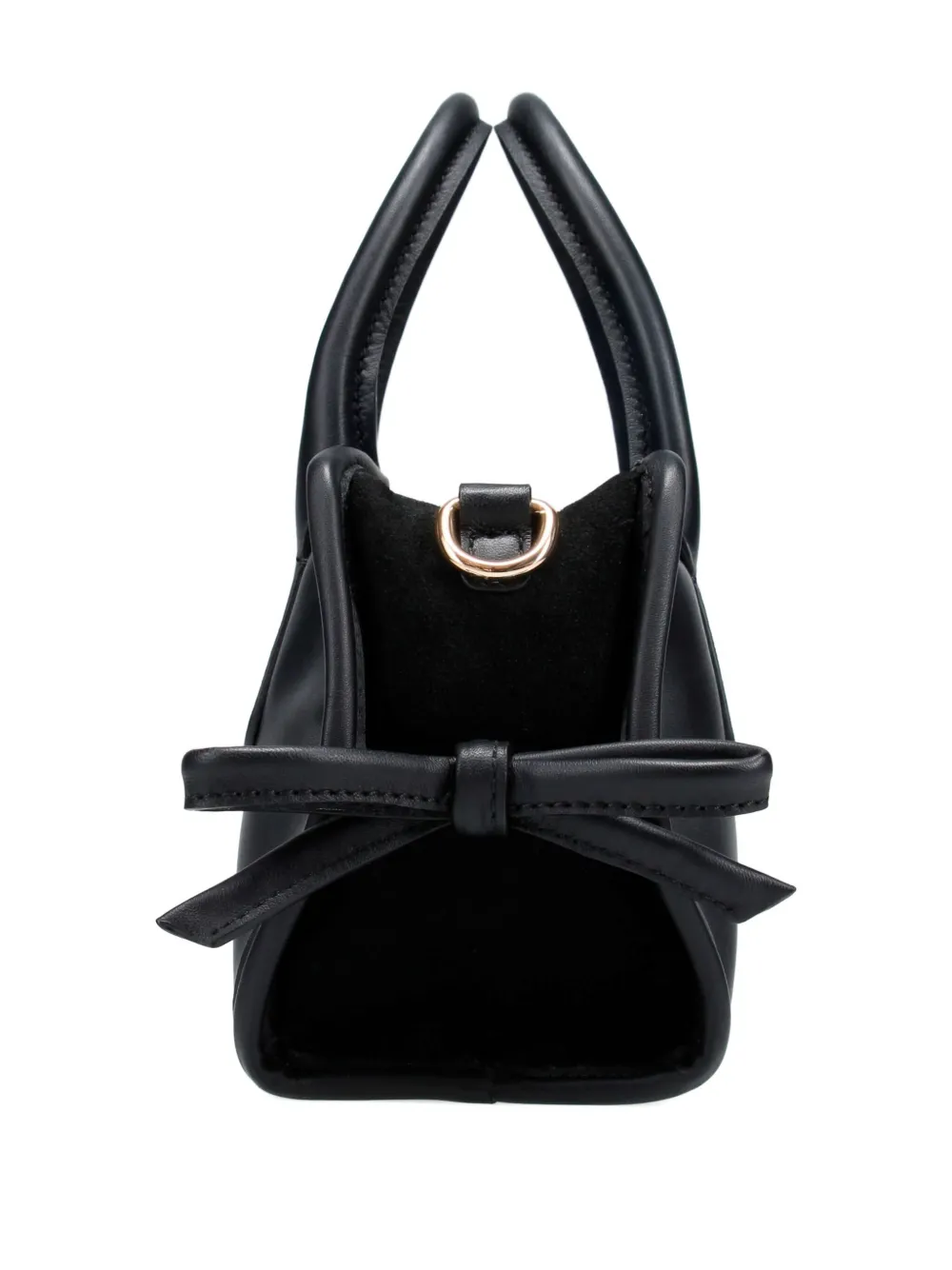 Repetto Kleine Gala shopper met strikdetail - Zwart