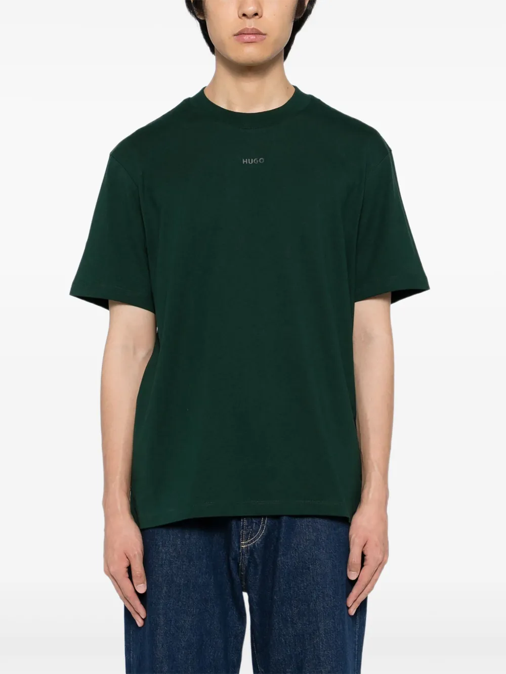 HUGO Dapolino T-shirt Groen