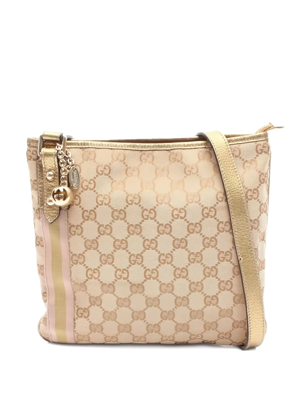 Gucci Pre-Owned 2010s GG canvas shoulder bag | Neutrals | Image 1