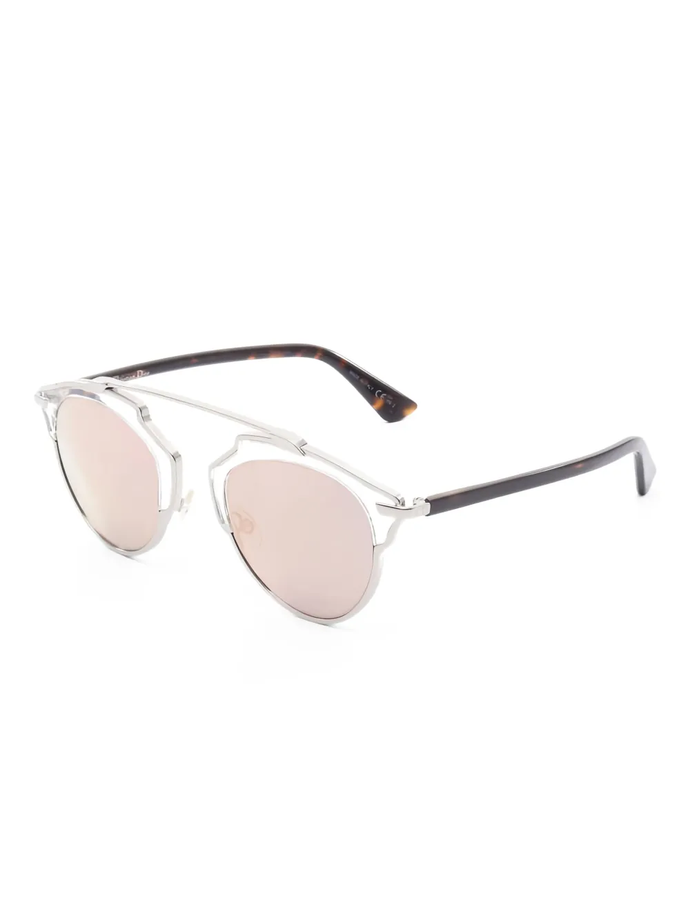 Pre-owned Dior 2020s So Real Sunglasses In Silver