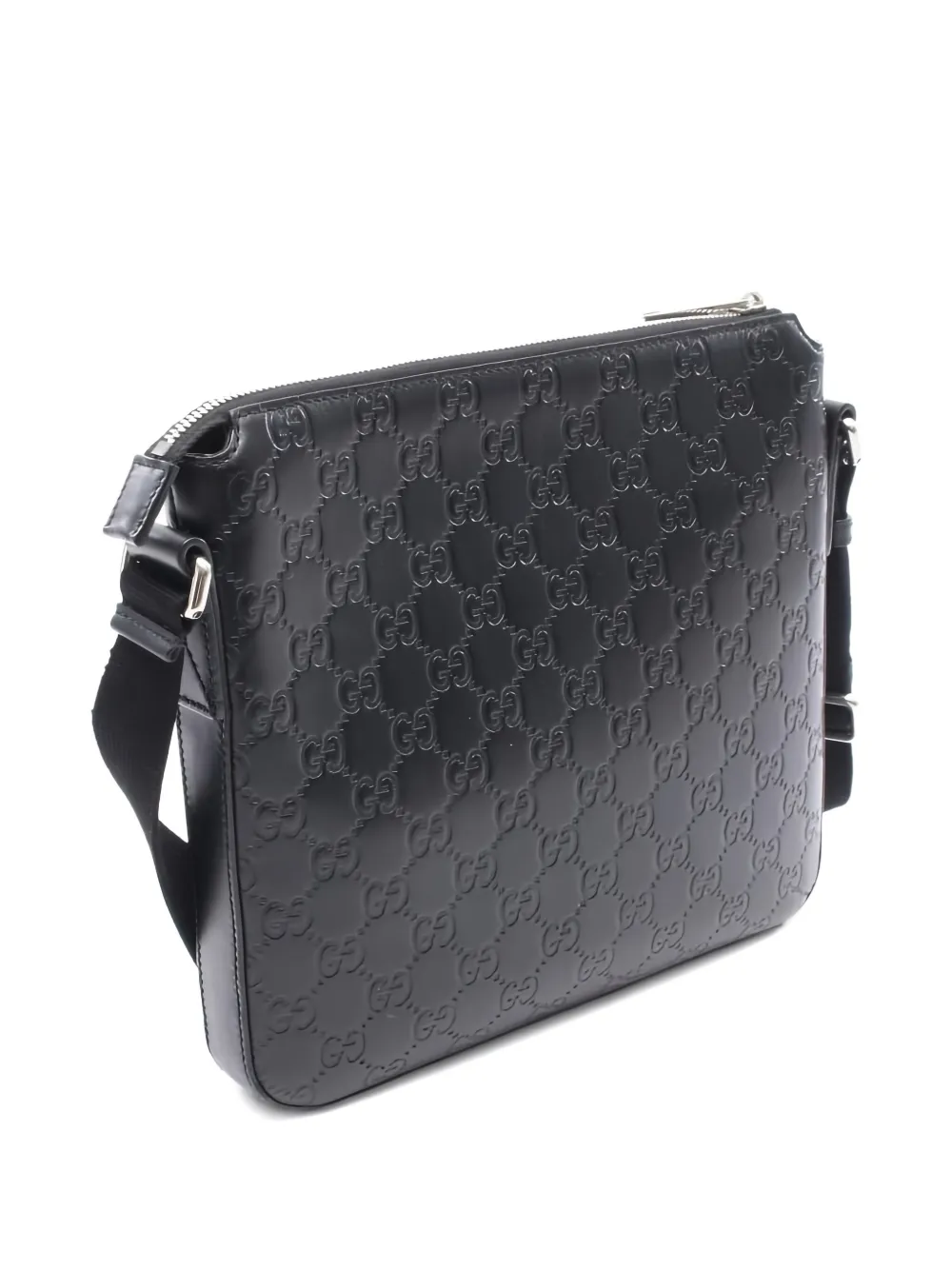 Gucci Pre-Owned 2010 Sima embossed leather shoulder bag | Image 2