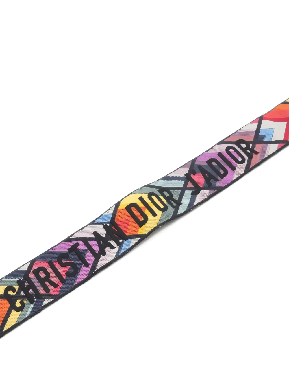 Pre-owned Dior 2020s Embroidery Shoulder Strap In Black
