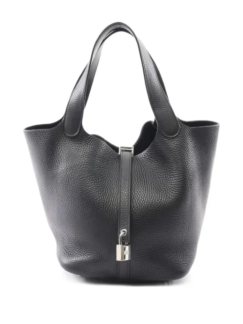 Hermès Pre-Owned 2017 Picotin Lock MM leather tote bag