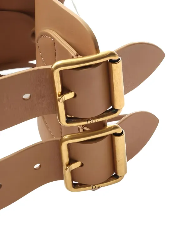 DIOR The D-Lace Corset Belt Dior by Maria Grazia Chiuri - Tan Brown Women Casual Belt  main image 3