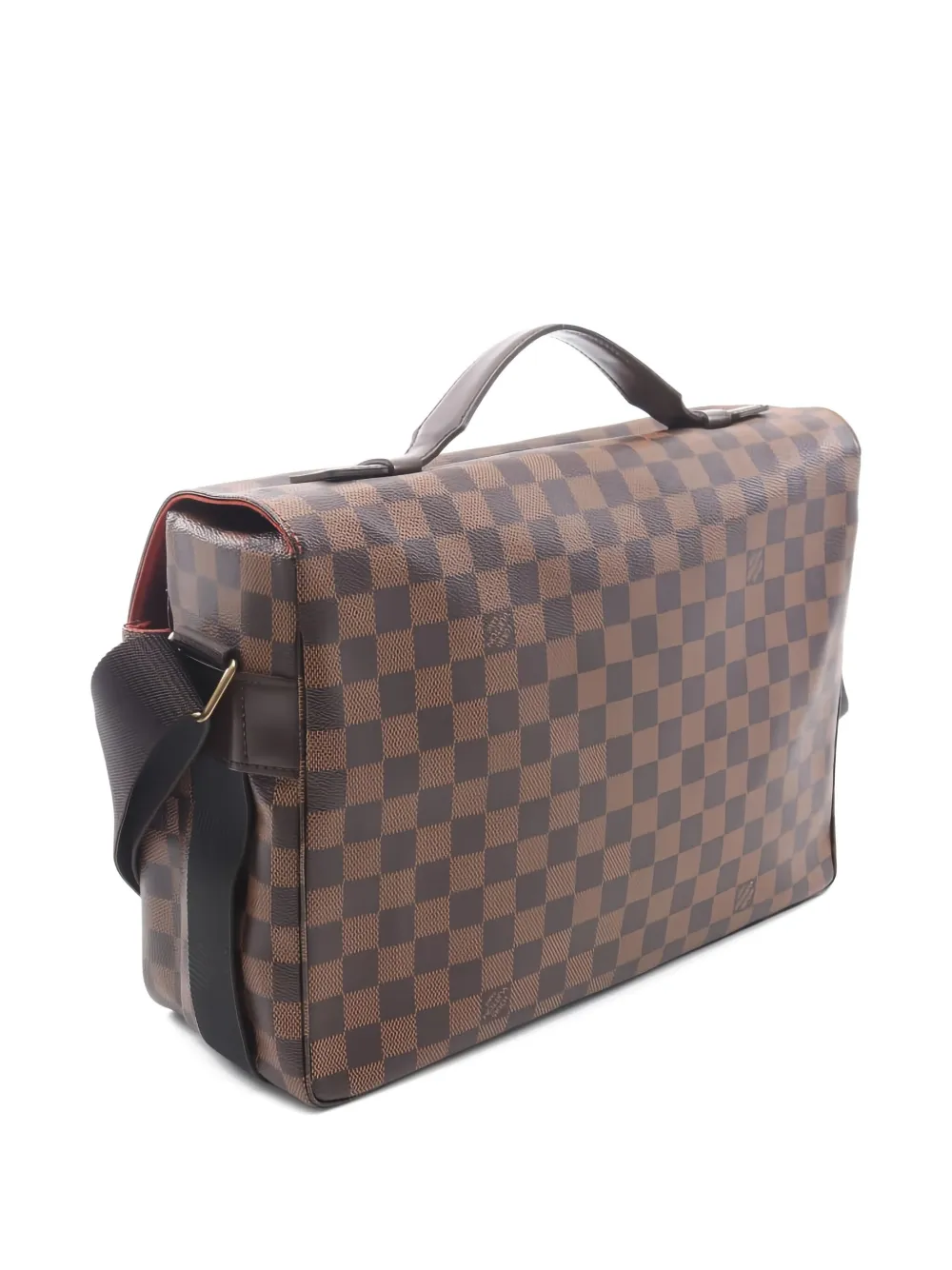 Pre-owned Louis Vuitton 2004 Damier Ebéne Shoulder Bag In Brown