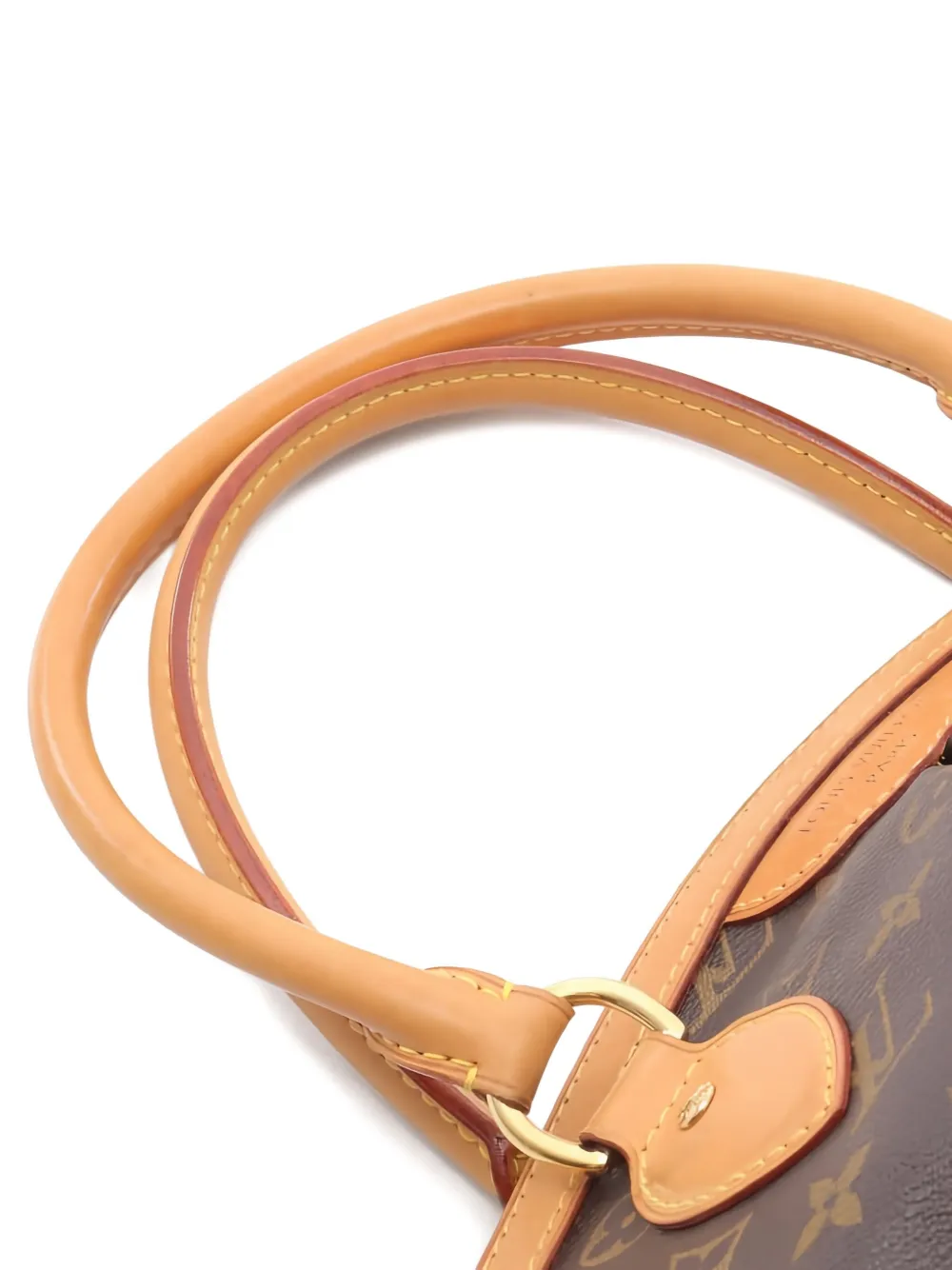 Pre-owned Louis Vuitton 2008 Tivoli Pm Monogram Handbag In Brown