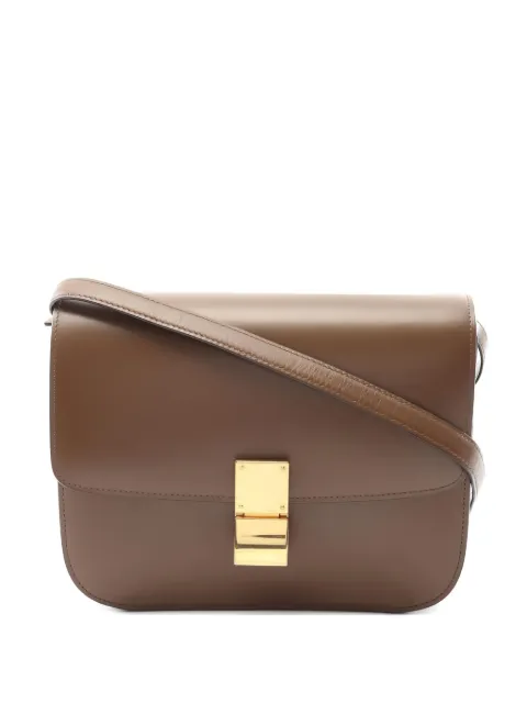 Celine Pre-Owned 2010s classic box leather medium shoulder bag