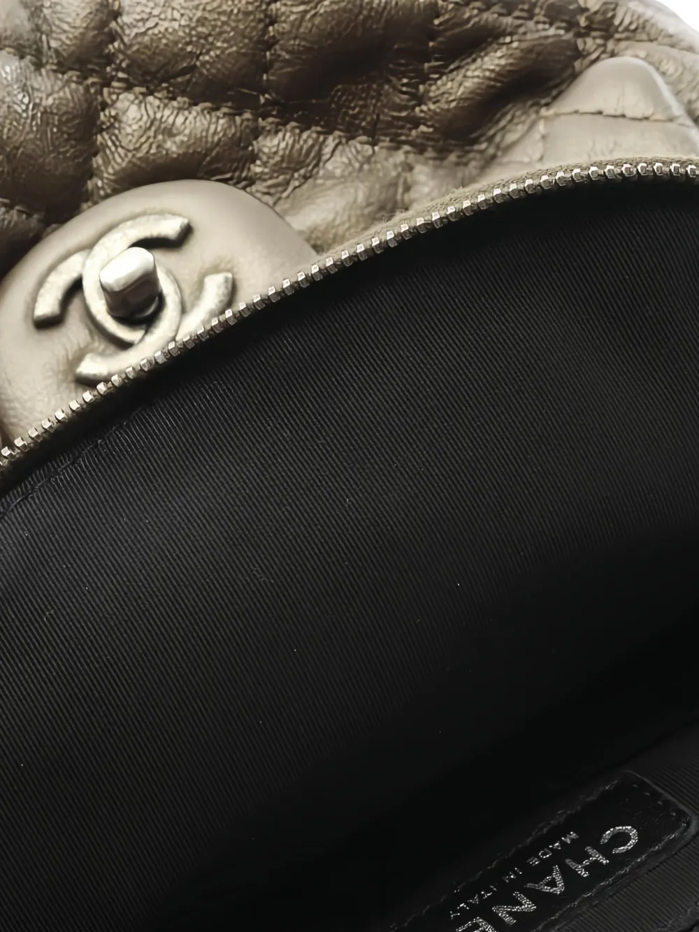 Pre-owned Chanel 2015-2016 Matelassê Leather Backpack In Brown