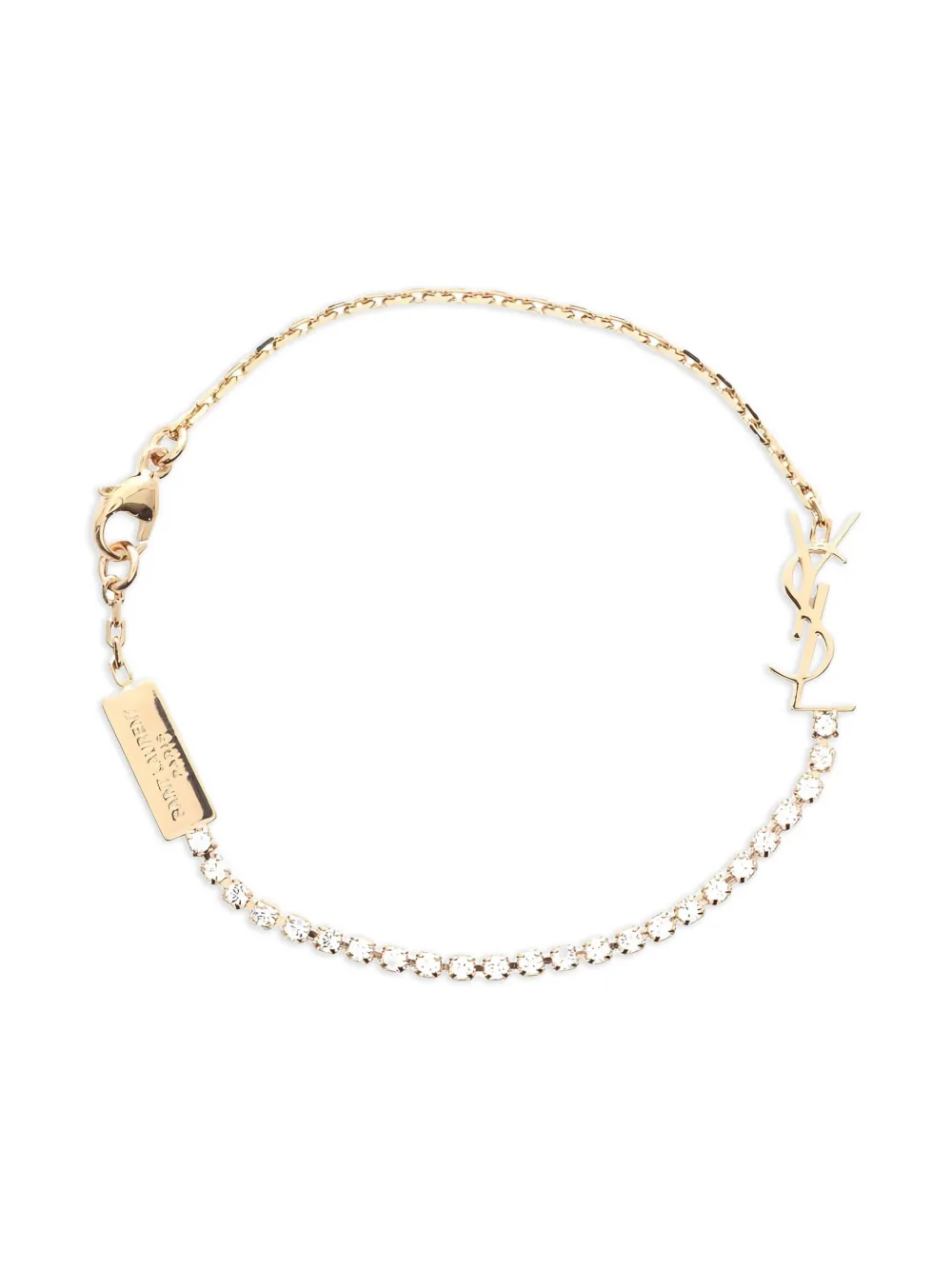 Saint Laurent Pre-Owned pulsera con dije Cassandre 2020 | dorado | Image 1