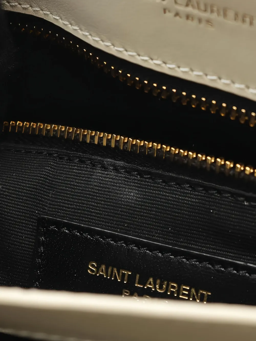 Pre-owned Saint Laurent 2020s Loulou Toy Shoulder Bag In Neutral
