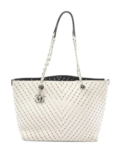 CHANEL Pre-Owned 2016-2017 Coco-mark tote bag