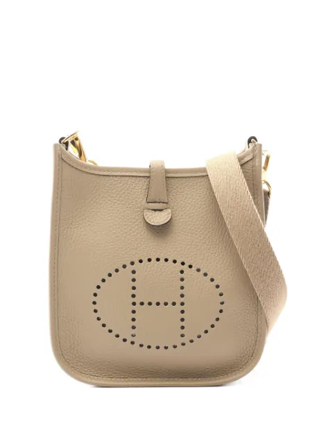 Hermès Pre-Owned Evelyn PM perforated-H leather shoulder bag