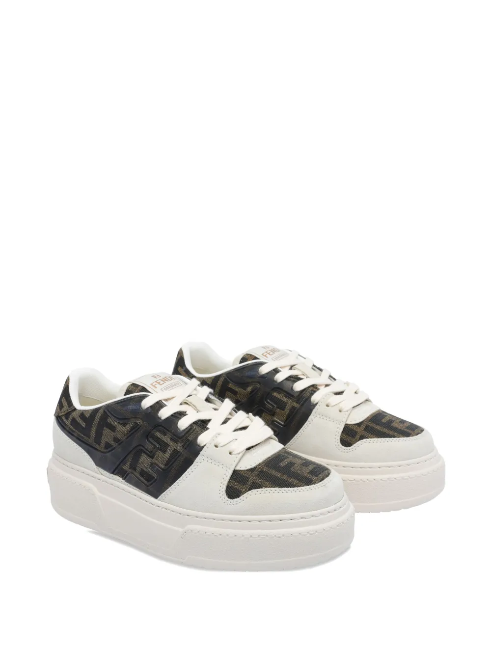 FENDI ff logo platform sneakers | Low-Tops | Image 2