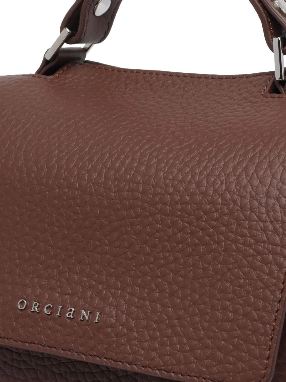 Orciani Caffe Soft Sveva Handbag In Brown