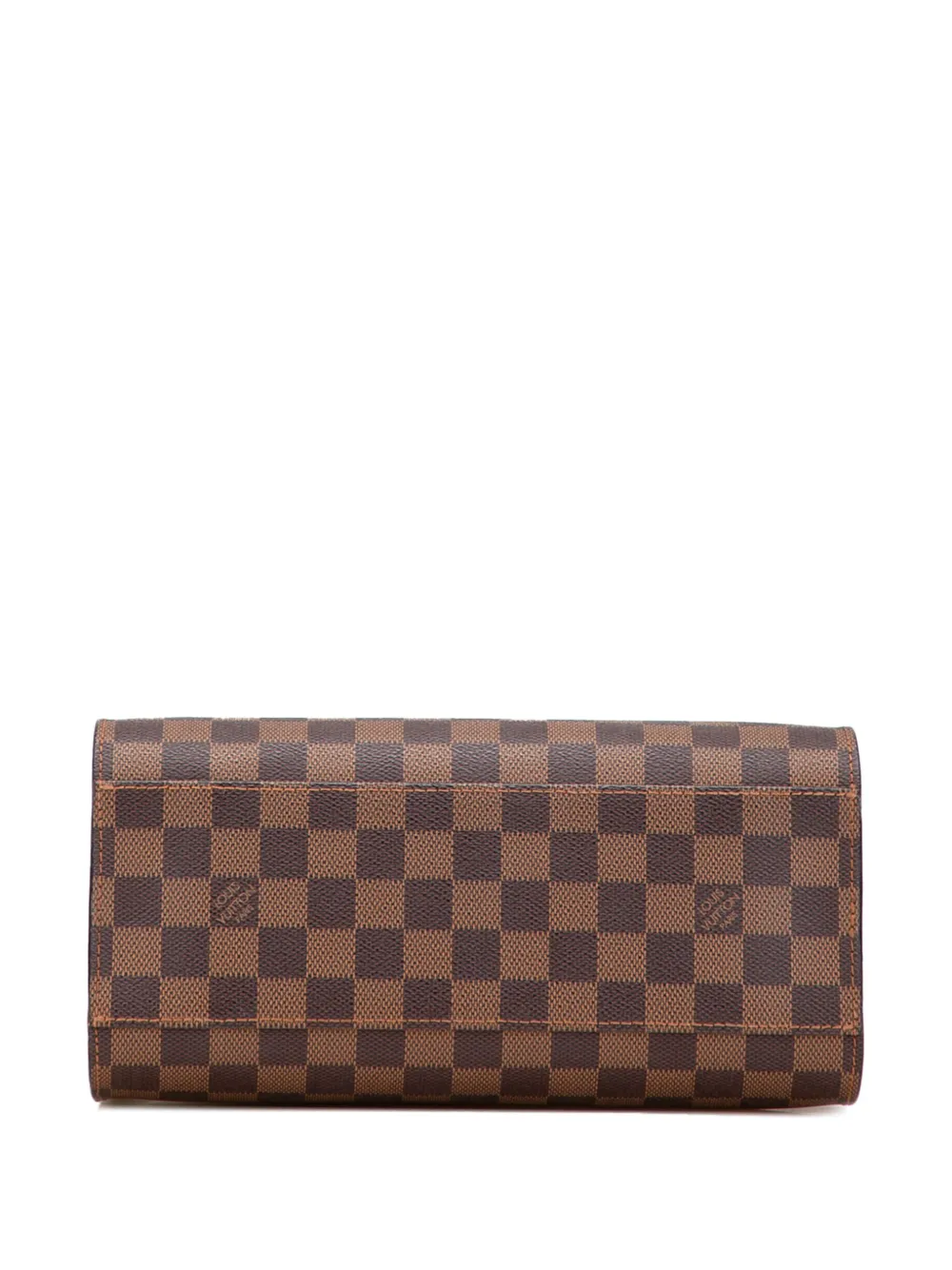 Pre-owned Louis Vuitton 1999 Damier Ebene Triana Handbag In Brown