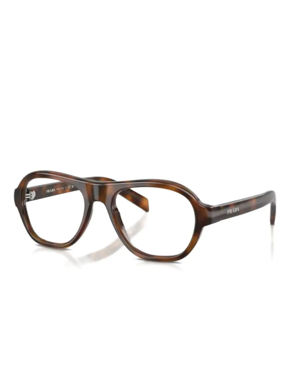 Prada Geometric-frame Glasses In Pattern