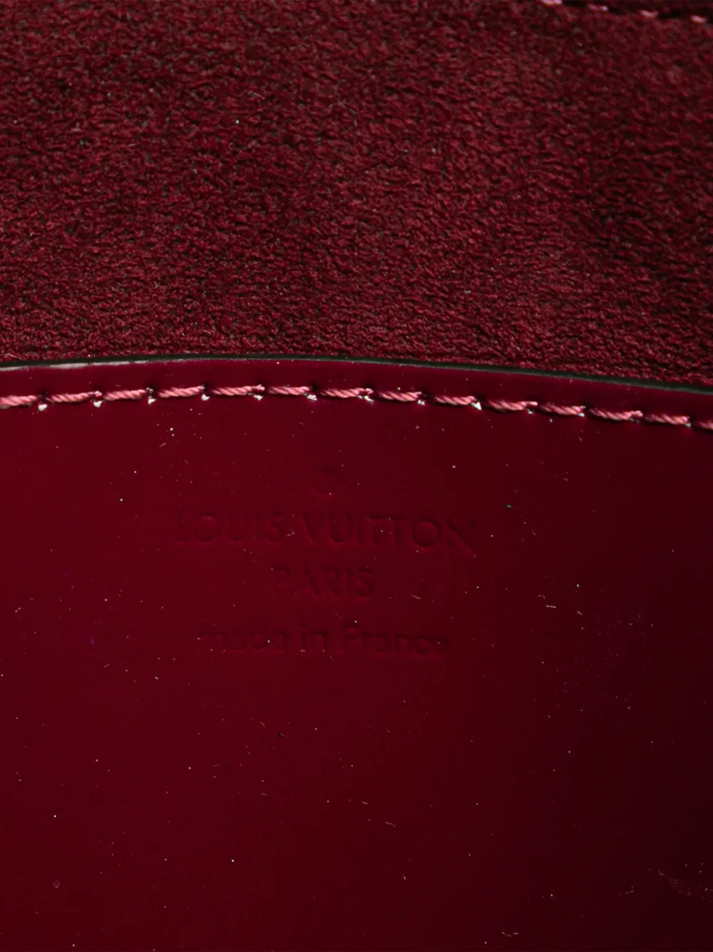 Pre-owned Louis Vuitton 2017 Vernis Monogram Twist Pm Crossbody Bag In Red
