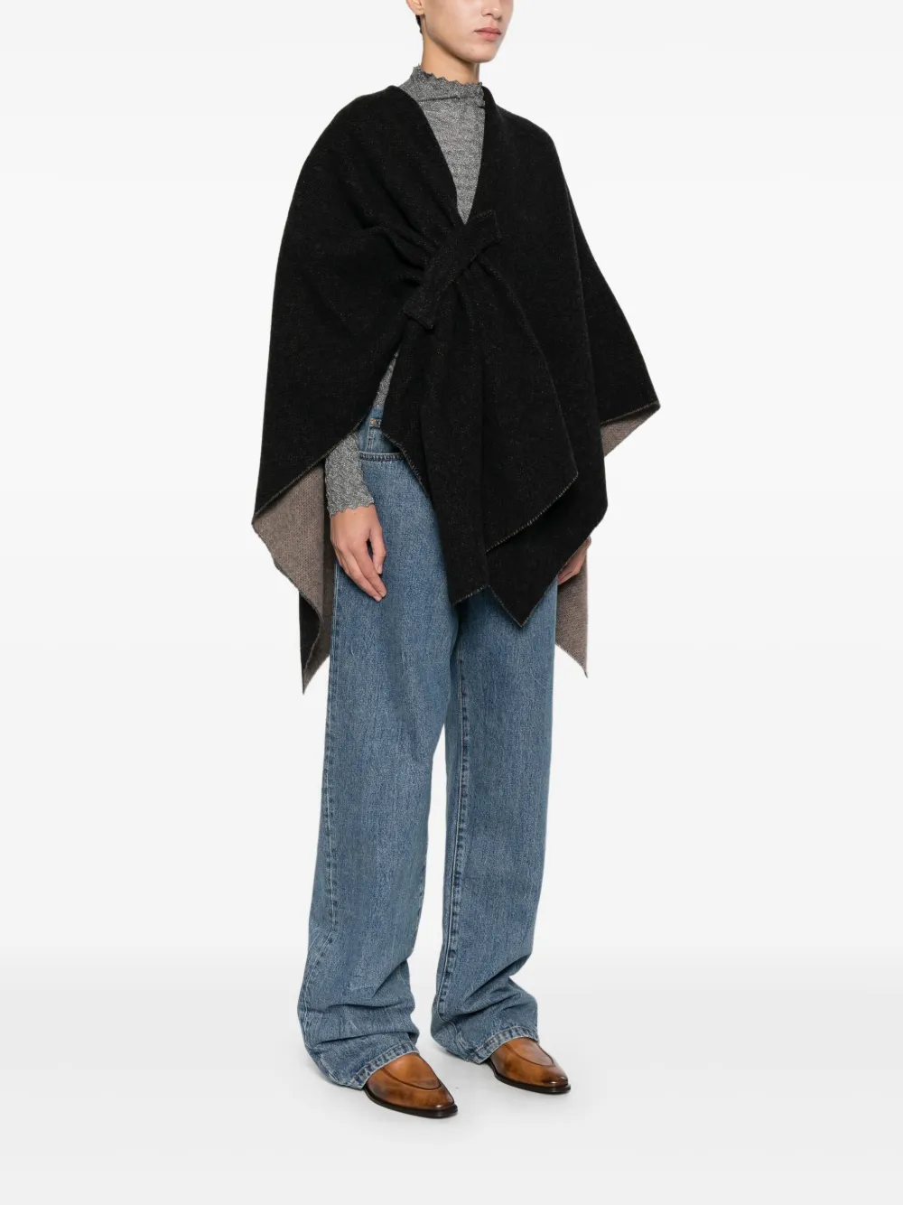 Emporio Armani Wool Jacket In Black
