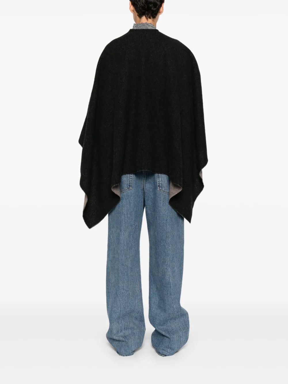 Emporio Armani Wool Jacket In Black