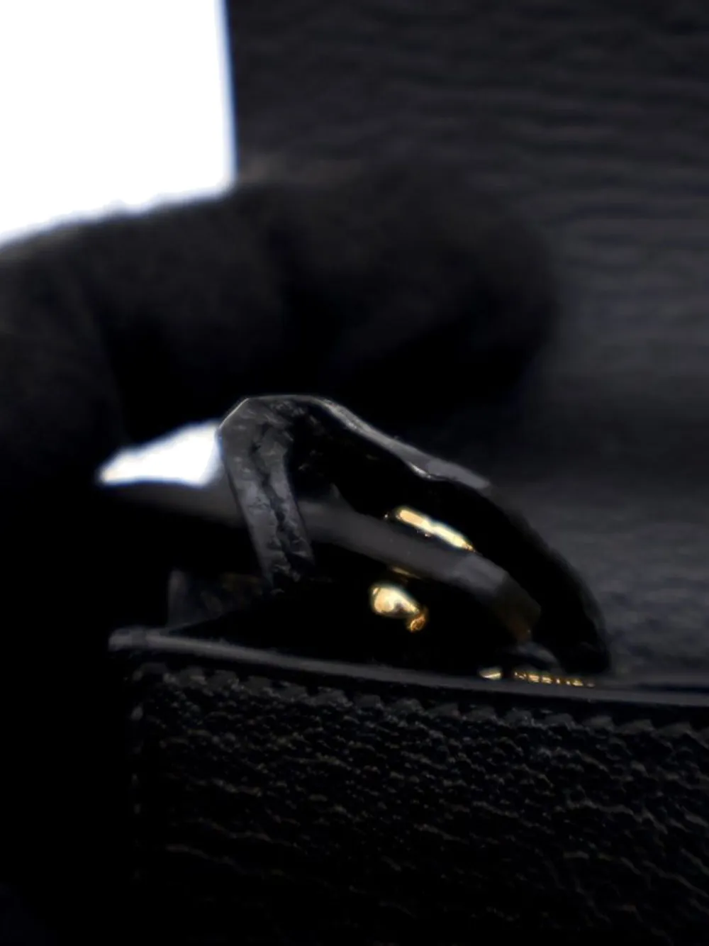 Pre-owned Hermes 2021 Chevre Mysore Roulis Slim Wallet Small Wallets In Black