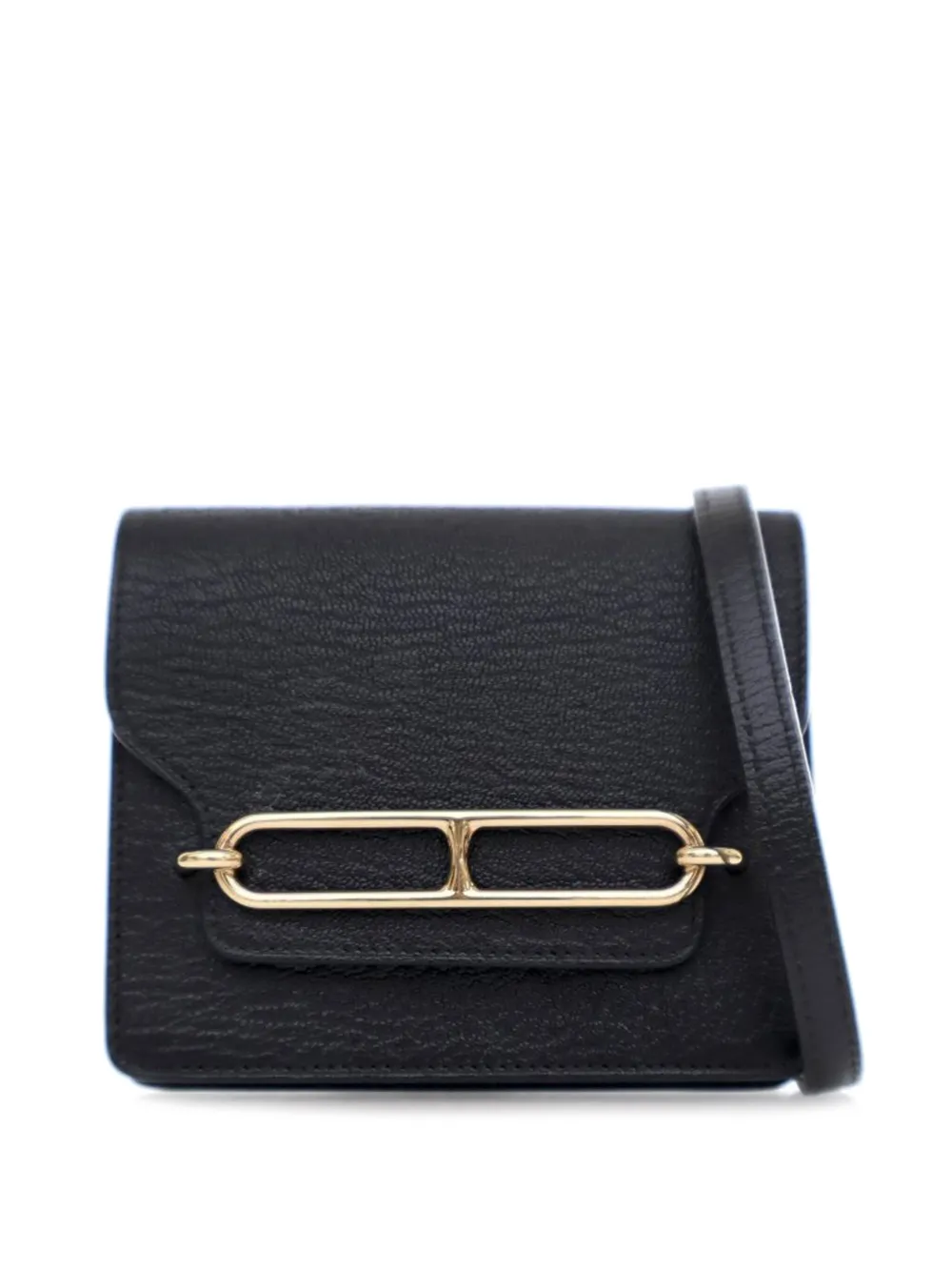 Hermès Pre-Owned 2021 Chevre Mysore Roulis Slim Wallet small wallets | Black | Image 1