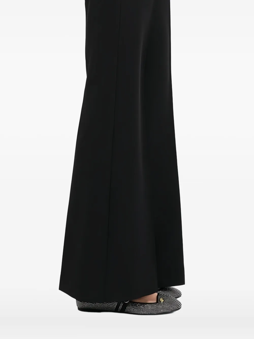 Liu •jo Ecs Flared Trousers In Black