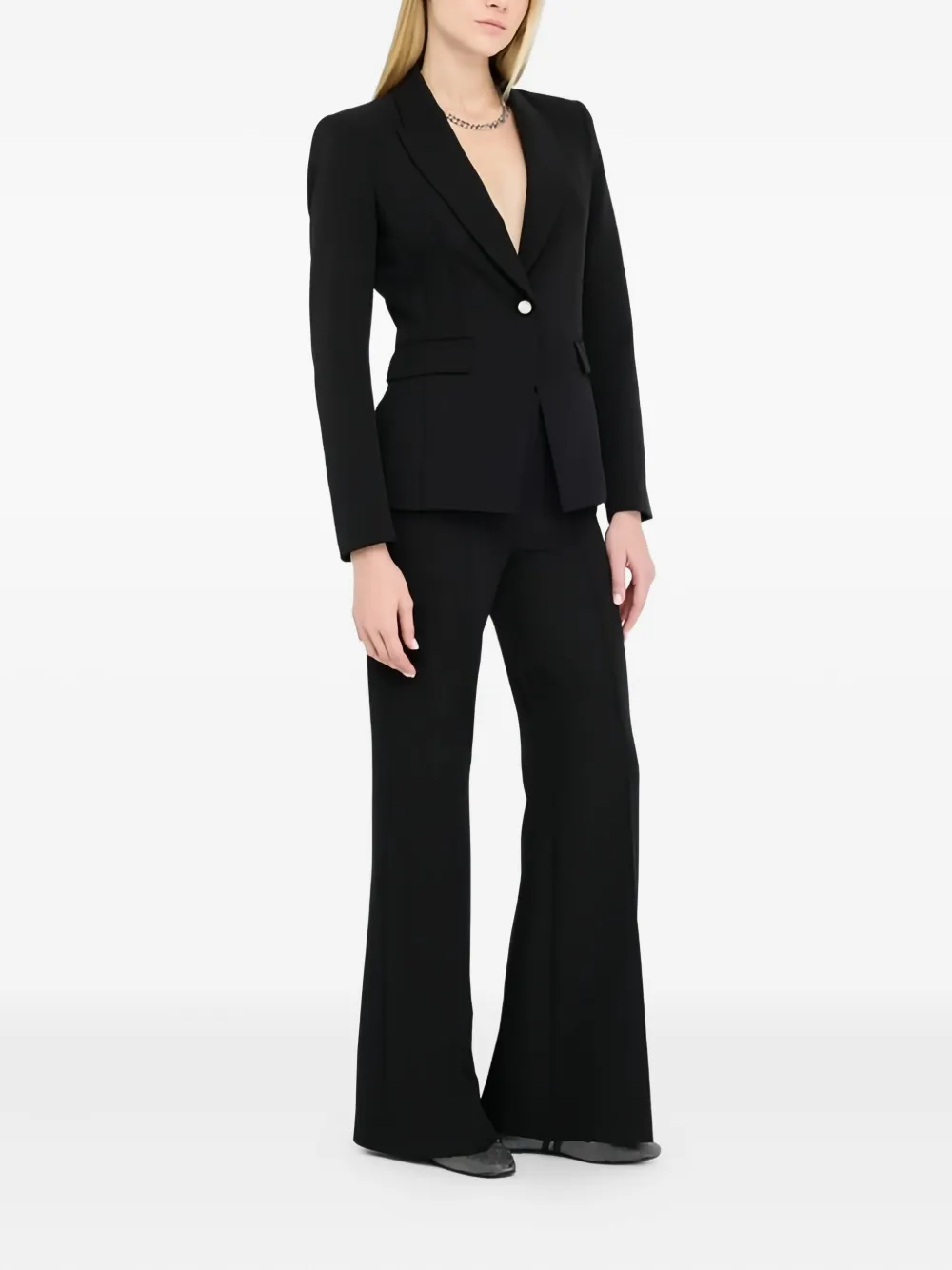 LIU JO ECS flared trousers - Zwart