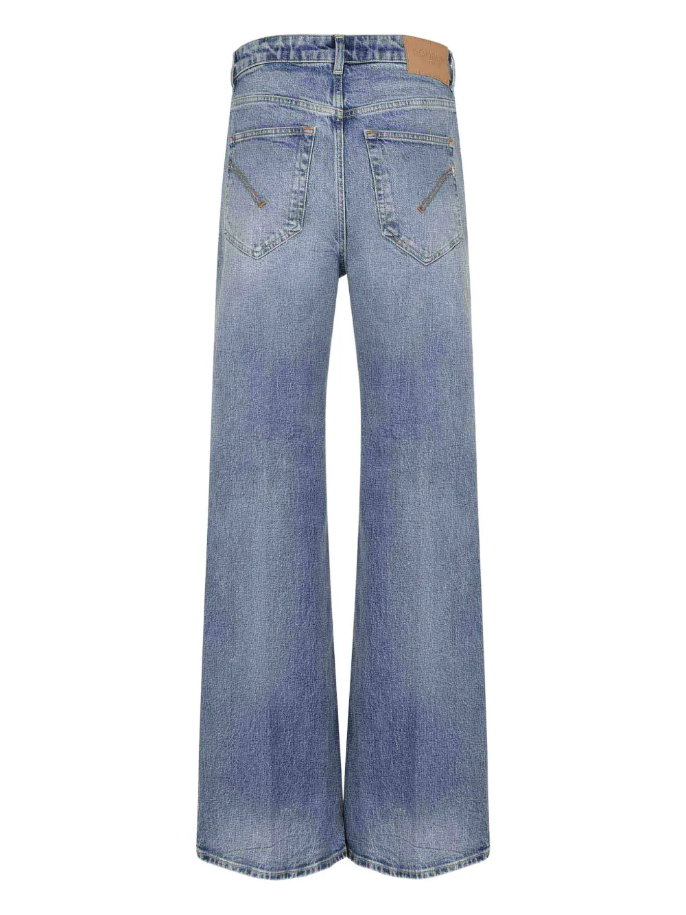 DONDUP Beatrix patch-logo jeans - Blauw